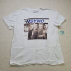 NSYNC Band Justin Timberlake Graphic Short Sleeve White T Shirt Size LG