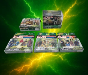 GI Joe Valor vs Venom Bundle Deal (x5) Neutralizer Gung Ho Alley Viper New - Picture 1 of 12