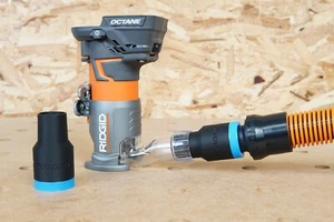 1 1/4" Shop Vac Locking Hose Adapter for Ridgid 18v Router - Picture 1 of 5