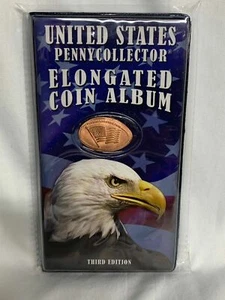 3RD EDITION US EAGLE PENNY SAMMLER SOUVENIR LÄNGLICH GEPRESSTES MÜNZBUCH ALBUM - Bild 1 von 1