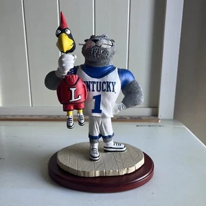 RARE Kentucky Wildcats Choking Louisville Cardinal Rivalry Figurine Memory Co - Picture 1 of 5