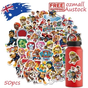 50pcs PAW Patrol Cartoon Characters Stickers Bomb Vinyl Laptop Skateboard Kids - Picture 1 of 7