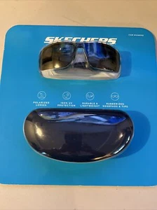 Skechers Sonnenbrille polarisierte Gläser 100 % UV-Schutz robust schwarz NEU - Bild 1 von 7