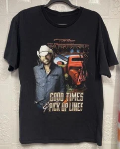 Toby Keith Good Times Pick Up Lines Tee Cotton Shirt For Men Women - Picture 1 of 6