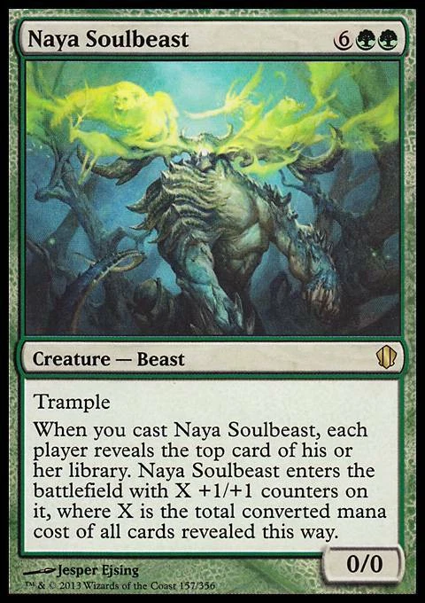 Magic the Gathering MTG Naya Soulbeast (157) Commander 2013   LP Foto 1 de 1