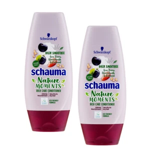Schauma avec Conditionneur Nature Moments Acia Baie, Lait D'Amande & Avoine 2 X - Imagen 1 de 1