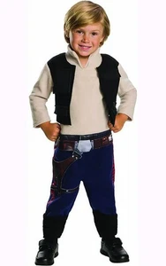 LICENSED HAN SOLO STAR WARS TODDLER BOYS FANCY DRESS HALLOWEEN COSTUME - Picture 1 of 2