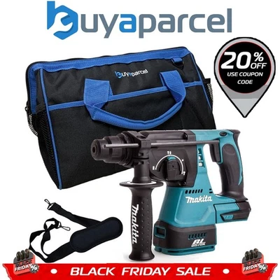 Makita DHR242Z 18V LXT Lithium 3 Mode 3KG SDS Rotary Hammer Drill Brushless +Bag - Image 1 of 4