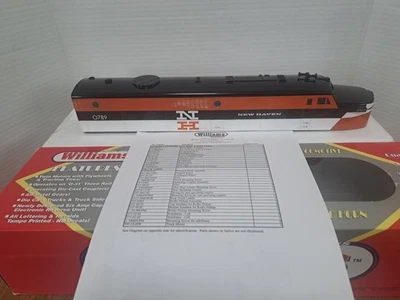 WILLIAMS O SCALE 0789 NEW HAVEN PA-1 - A UNIT DIESEL LOCOMOTIVE SHELL - CLOSEOUT - Image 1 of 4