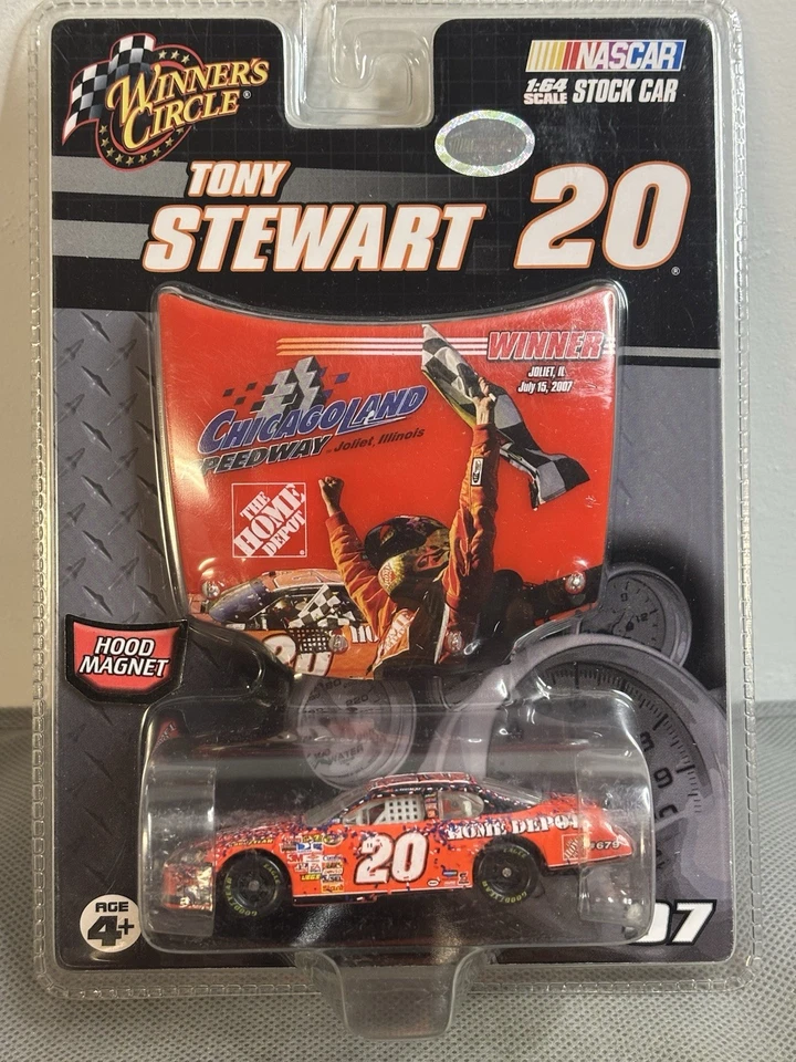 Tony Stewart 2007 The Home Depot (ganancia de Chicago) 1/64 Winners Circle Diecast Foto 1 de 1