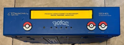Pokemon Pikachu Azul VCR VHS Reproductor de Cinta PK240D Funciona pero LEER DESCRIPCIÓN Foto 1 de 4