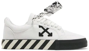 Talla 9-11 EE. UU. - Off-White Vulcanizado Bajo Blanco Negro - Imagen 1 de 5