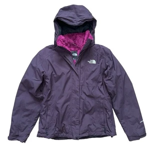 The North Face Damen Jacke M lila HyVent wasserdicht Kapuze Sherpa Fell gefüttert - Bild 1 von 9