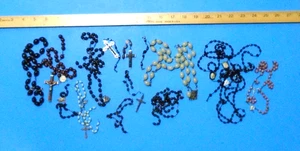 Perlen Rosenkränze - #43 - gebrochen - tolle Perlen zum Basteln - Bild 1 von 1