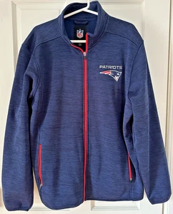 New England Patriots NEP Pats Long Sleeve Full Zip Up Jacket EXCELLENT NFL - Picture 1 of 6