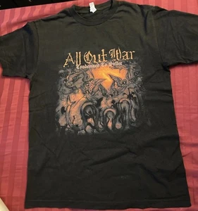 Camisa All Out War Condemned To Suffer Negra Talla Mediana - Imagen 1 de 8
