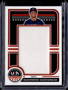 2025 Panini Stars & Stripes USA Malachi Witherspoon Jumbo Materials Pants 05/10 - Bild 1 von 2