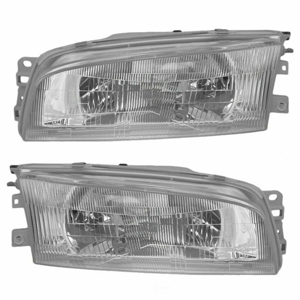For 1997-2001 Mitsubishi Mirage Headlight Pair - Image 1 of 4