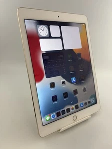Apple iPad Air 2 A1566 Wi-Fi 32GB Gold 9.7" 8MP iPadOS Tablet Cracked - Picture 1 of 21