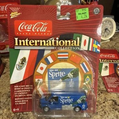 JOHNNY LIGHTNING COCA COLA INTERNATIONAL COSTA RICA 1999 GMC VAN SPRITE, 1:64 - Image 1 of 4