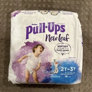 Huggies Pull-Ups New Leaf Boys 2T-3T Training Pants 18 Ct Frozen II 16-34lbs - Picture 1 of 3