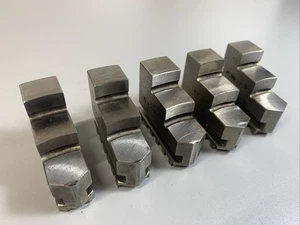 Solid Chuck Jaws For 4” (?) 3 Jaw Scroll Chuck - Picture 1 of 16