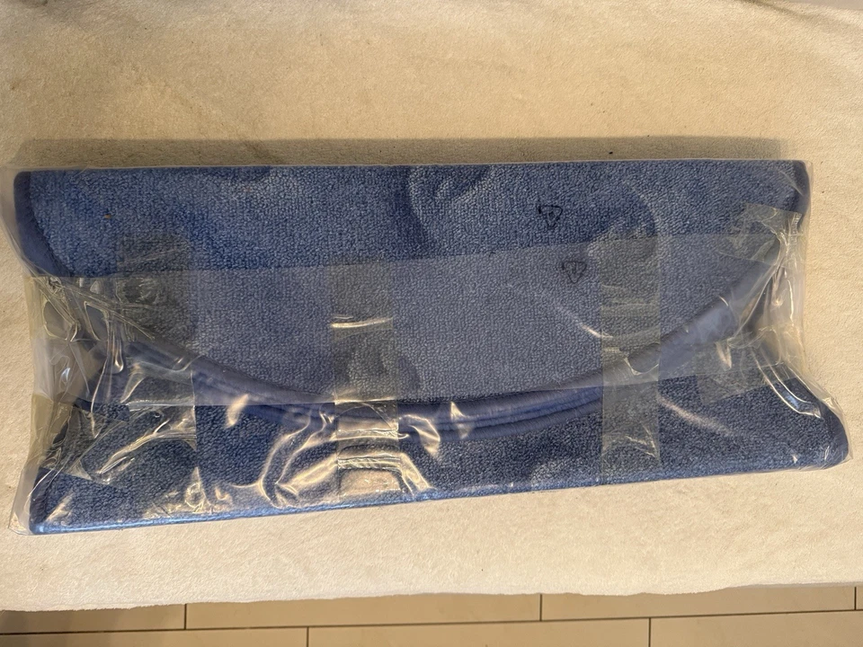 Stufenmatten 15er Set Treppenschutz Treppenteppich Antirutsch Blau Mit Muster - Bild 1 von 4