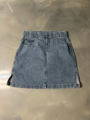 Джинсовая юбка JAG On the Go с высокой посадкой размер 6 цвет Silver Lake Blue без застежек - Изображение 1 из 4