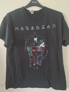 OFFICIAL KASABIAN 2022 EUROPEAN TOUR T-SHIRT - BLACK, SIZE LARGE - Picture 1 of 5