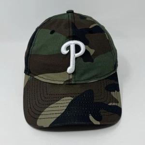 New Era 9TWENTY Cap Philadelphia Phillies White Logo Military Camo Strapback Hat - Picture 1 of 12