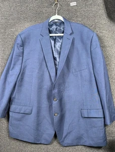 Ralph Ralph Lauren Blazer Sport Mantel Herren Größe 56R Blau 100% Wolle Jacke - Bild 1 von 7