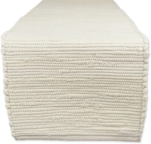 DII Chindi Tischläufer Handarbeit 14x72 wendbar maschinenwaschbar natur - Bild 1 von 4
