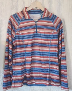 Ariat Tek Damen Half Zip sportliches Top Größe Large in leuchtenden Farben - Bild 1 von 6
