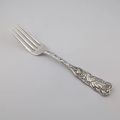 Gorham St. Garfo de almoço Cloud prata esterlina - 6 3/4" - com monograma - Imagem 1 de 4