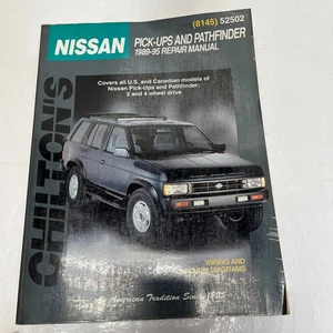Chilton Nissan Pick-Ups/Pathfinder/2 & 4 Wheel 1989-1995 Repair Manual W/Wiring - Bild 1 von 8