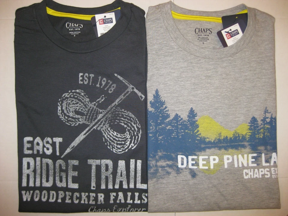 CAMISETA CHAPS EXPLORER GRIS HOMBRE NUEVA CON ETIQUETAS - ELIGE TU ESTILO Y TALLA Foto 1 de 1