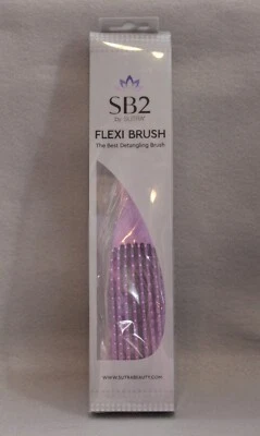 SB2 by Sutra Flexi Brush Best Detangling Brush 40FB-B52 Purple Sparkle NEW NIP - Image 1 of 4