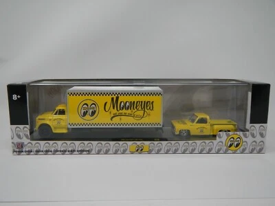 M2 Machines Moon Eyes 1968 Chevrolet C60 Truck & 1976 Chevrolet Silverado Stepsi - Image 1 of 4
