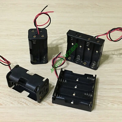 Caja de conectores de soporte de almacenamiento para batería 4S 3.7V 14500 AA 1.5V R6P 10PC - Imagen 1 de 4