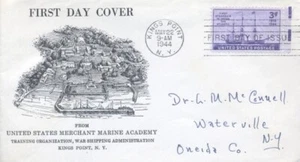 923 3c STEAMSHIP - 1st US Merchant Marine Academy - Kings Point - Picture 1 of 1