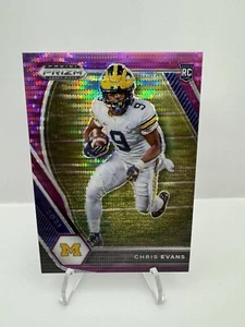 2021 Panini Prizm Draft Picks Purple Pulsar /25 Chris Evans #115 Rookie RC - Picture 1 of 2