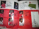 Arsenal 2007-2008 Squad Signed Blackburn Rovers Programme with COA /bi