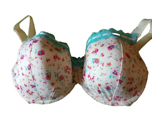 Debenhams Balconette-BH mit Bügel UK 32G Creme Mix Blumen gleichmäßig gepolstert - Bild 1 von 3