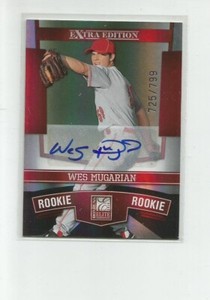 2010 Donruss Elite Extra Edition #159 Wes Mugarian  Auto  725/799