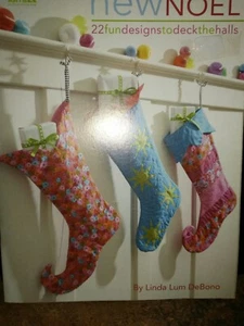 New Noel Holiday Stocking Sewing Pattern Book - Picture 1 of 6