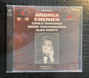 GIORDANO ANDREA CHENIER CARLO BERGONZI EU IMPORT Teatro La Fenice Venezia 2 CDs - Imagen 1 de 2