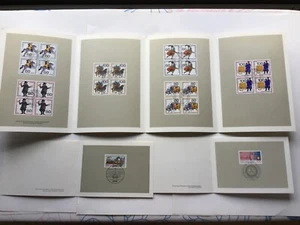 Briefm. D. Bundespost 7 Klappkarten ( Bedarfsspuren ) - Bild 1 von 2
