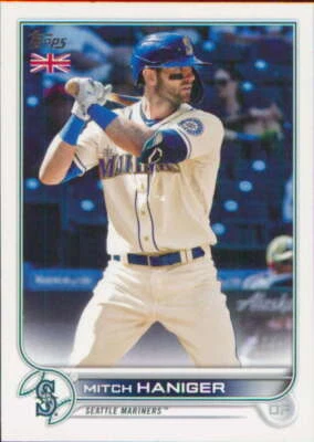 2022 Topps UK Edition #104 Mitch Haniger Seattle Mariners - Image 1 of 2