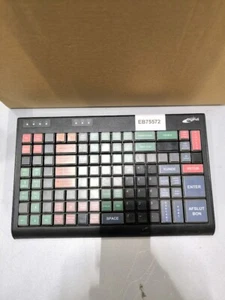 DigiPos PS/2 Keyboard KM128A - Used, No Cables, Cosmetic Wear - Picture 1 of 14