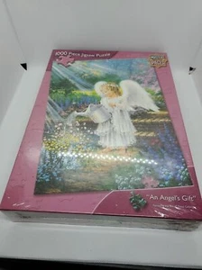 An Angels Gift 1000 PC Jigsaw Puzzle Master Pieces/The Bradford Exchange - Picture 1 of 4